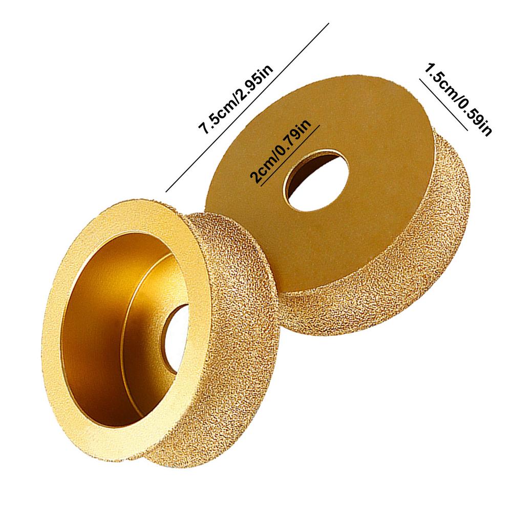 Grinding Wheels Stone Edge Marble Granite Tile Trimming Grinding Wheel Brazied Diamond Angle Grinder Grinding Disces