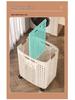 Extra Large Foldable Laundry Basket with Wheels - High Capacity, Movable & Durable