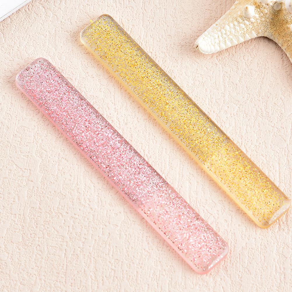 Crystal Nail Shiner Nano Glass Nail File Transparent Crystal Nail Polish Rubbing Strip Polishing Tool For Nail Art And Pedicures