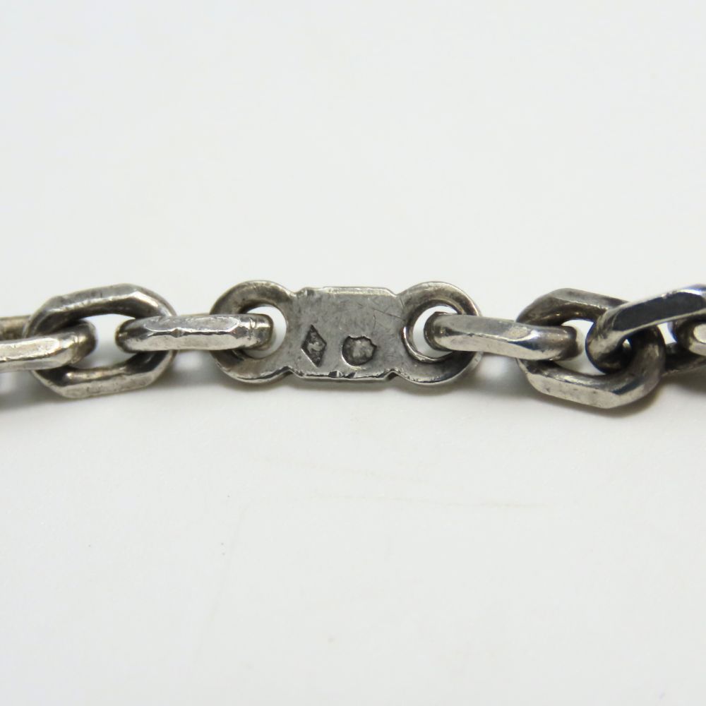 Used HERMES Bag charm leather/Silver925 purple green fruits