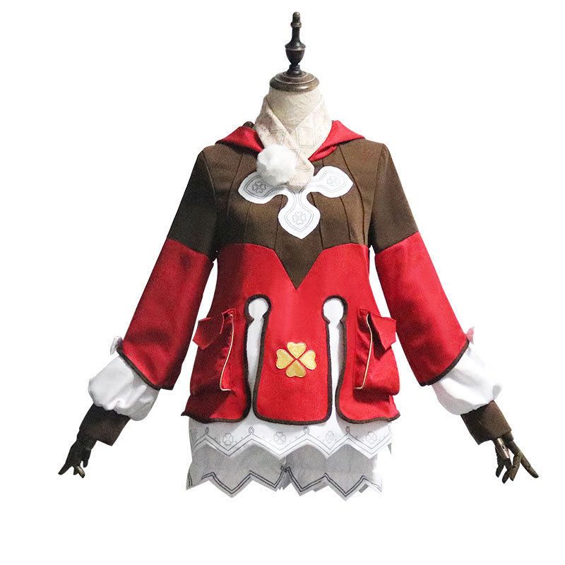 Genshin Impact Klee Lolita Costume Game Outfit for Women Cute Cosplay Non-Maid Version