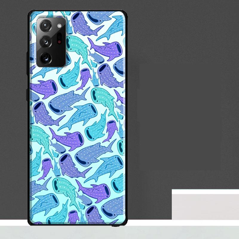 whale sharks Case For Samsung Galaxy S24 Ultra S23 S22 S21 S25 Ultra S9 S10 S20 Plus S25 FE Phone Cover