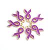 10pcs Alloy Ribbon Charms Breast Cancer Awareness Pendants Enamel Charms For Jewelry Making DIY Necklace Bracelet Accessories