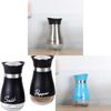 Stainless Steel Spice Jar Set With Adjustable Salt And Pepper Shakers For Kitchen Storage