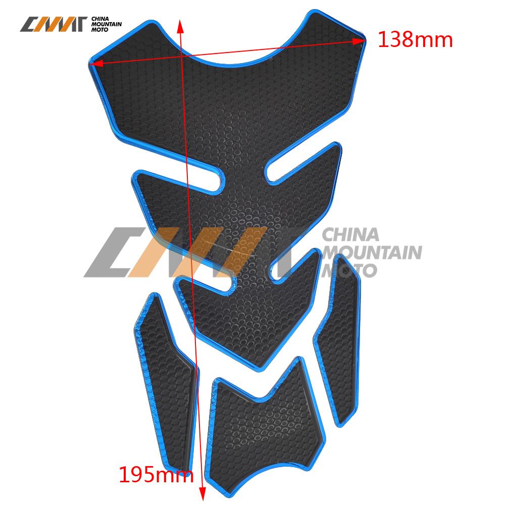Motorcycle Fuel Oil Tank Pad Decal Protector Cover Sticker Case for Honda CBR Yamaha MT 07 09 10 FJR XJ6 Kawasaki Suzuki Triumph