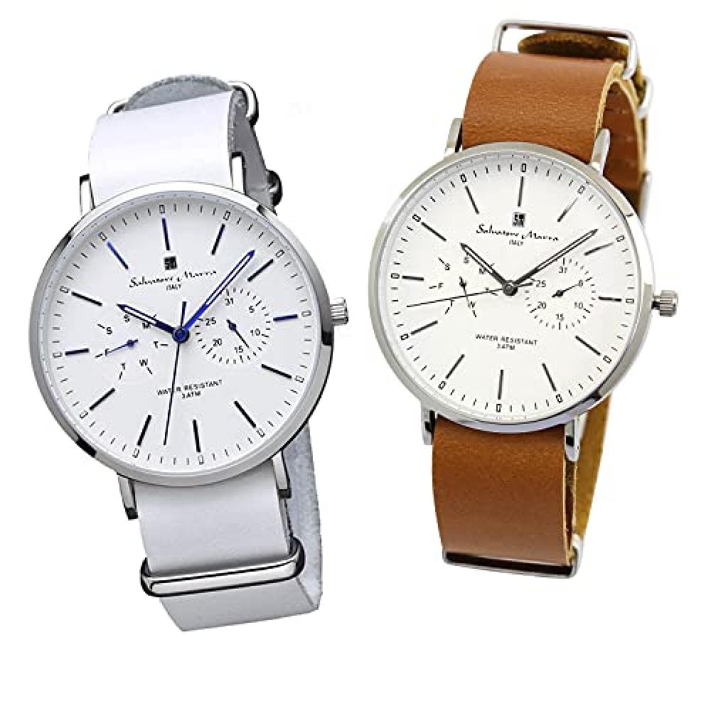 

Salvatore Marra SM15117 BOX SV [Salvatore Mara] Часы с часами Paier Watch Мужские Женские