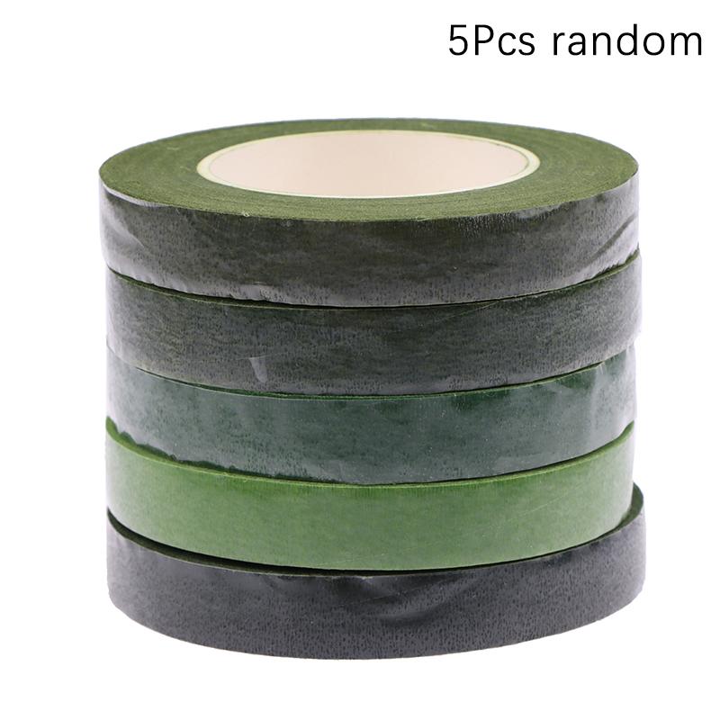 27M Floriculture Tape Self-adhesive Bouquet Floral Stem Paper Tapes Stamen Wrapping Florist DIY Decor Flower Wedding Supplies