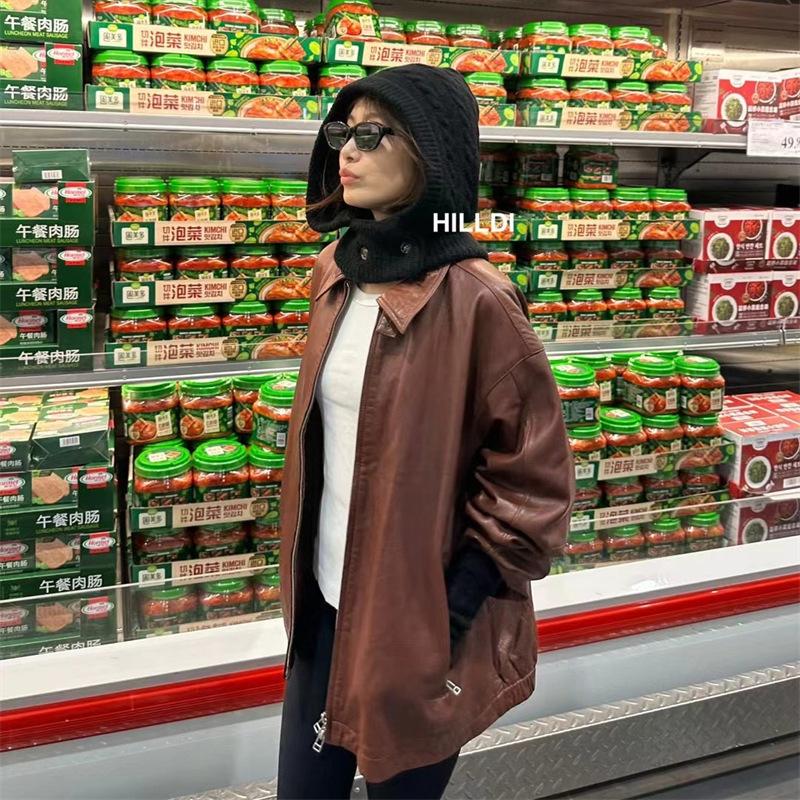 

Balaclava Hat for Women in Autumn and Winter New Style Warm Neck Scarf Dual Use One Piece Ear Protection Wool Wool Knitted Hat One Size