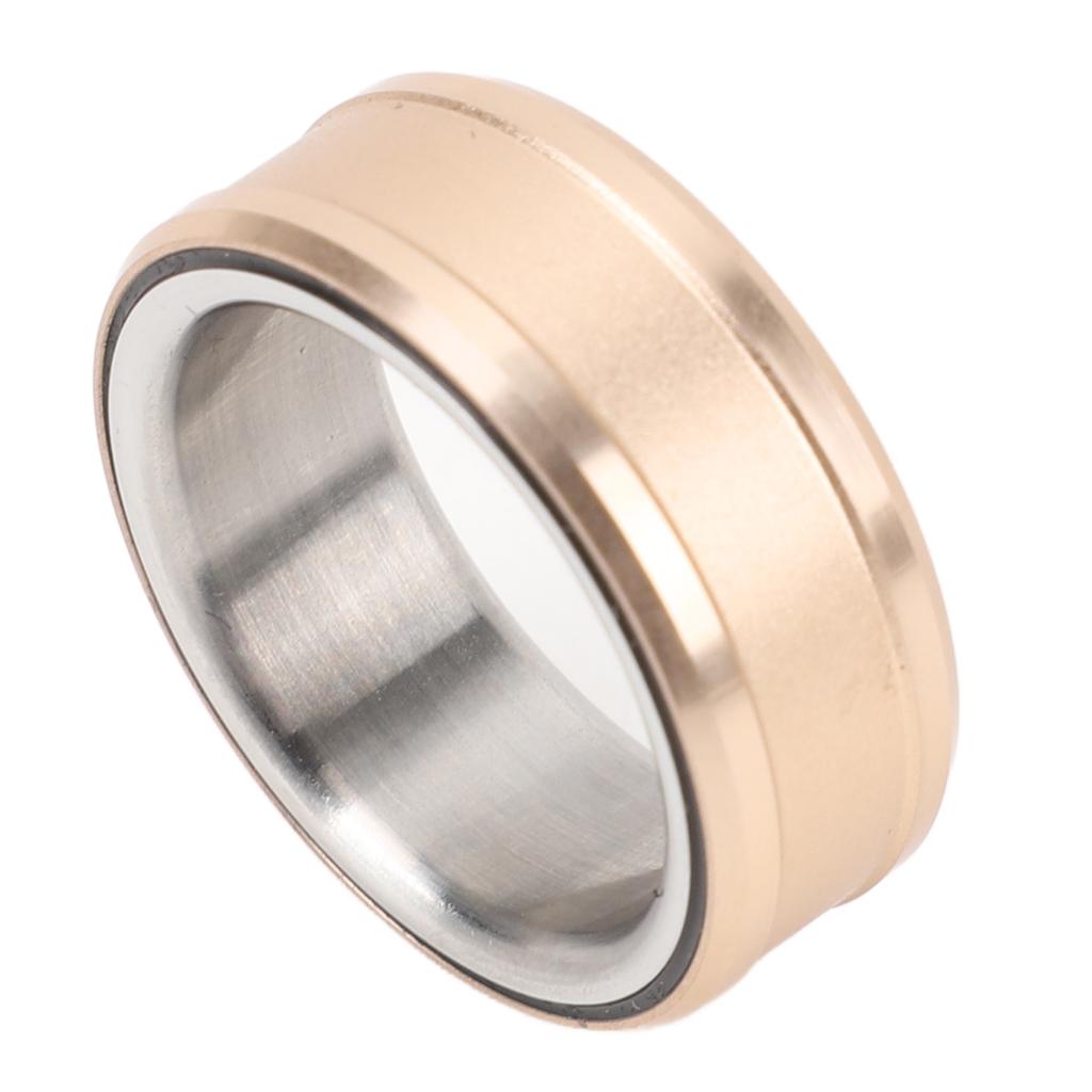 Inel inteligent impermeabil din oțel inoxidabil, inele de monitorizare a somnului aurii, inteligent