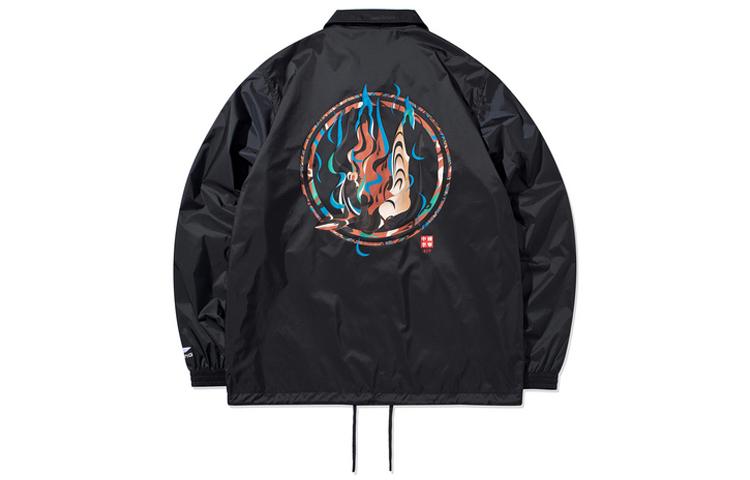 Li Ning Jackets Men s Black Stand Collar Moderate Other AFDQ249-1 M