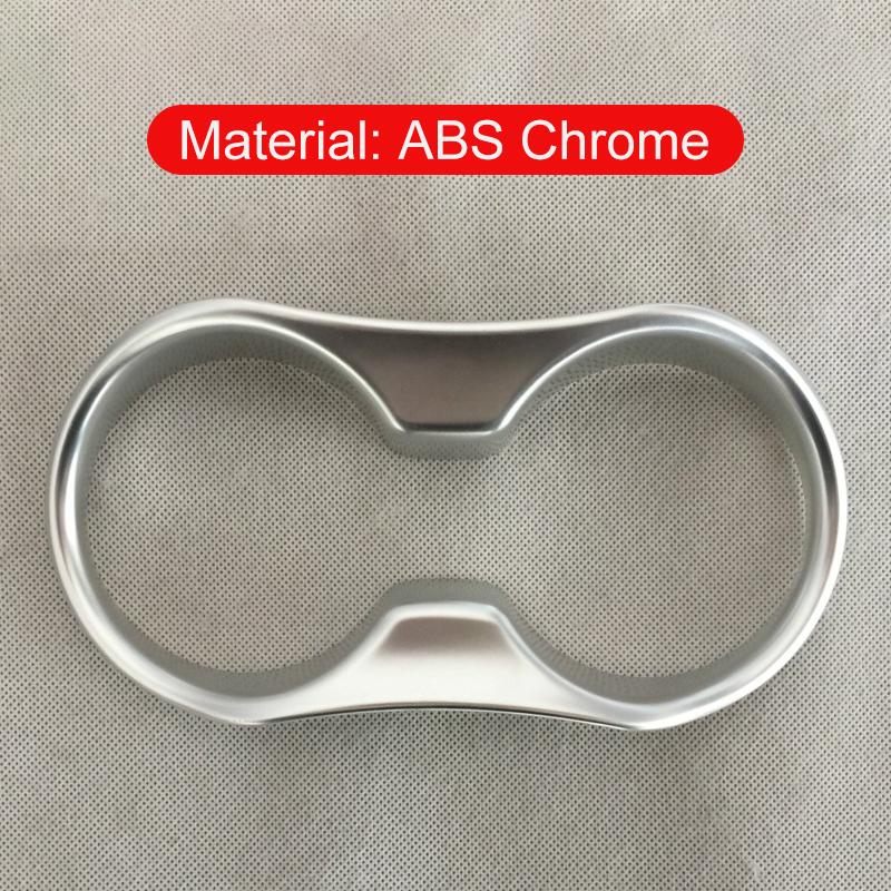 Für Jeep Cherokee KL 2014 2015 2016 2017 2018 2019 2020 2024 ABS Auto Vordere Reihe Wasser Tasse Halter Rahmen Trim abdeckung Fall Aufkleber