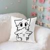 Kawaii BBoykisserS Throw Pillow Covers Pattern Cushion Cover Suitable For Sofa Bedroom Car Pillow Cover