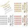 6/28Pcs/Set Hair Accessories Set Women Alloy Braid Beads Clips Easy To Use Hair Accessories Pirate Cosplay Hair Braiding Tools