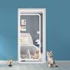 Reinforced Cat Screen Door Cat Resistant Mesh Screen Thickened Interior Net with Zipper Closure Pet Supplies for Pets