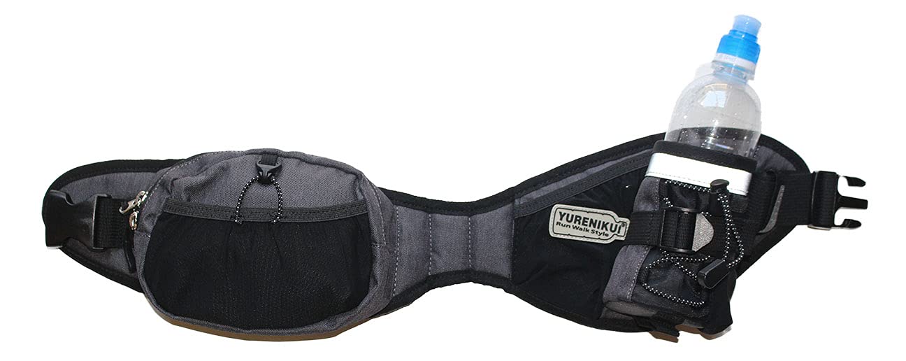 

YURENIKUI Standard Running Bottle Pouch Yurenikui Shake-Resistant (Denim Gray)