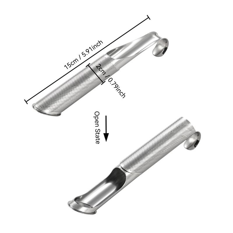 New stainless steel tea leak creative hanging tea filter tea brewer tea partition accessories tea residue filter