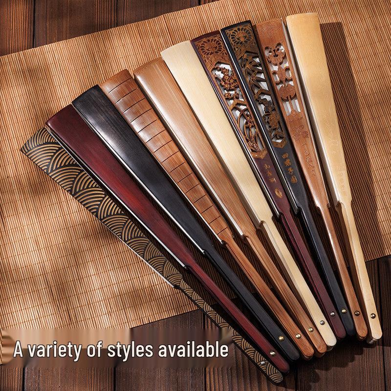 LIEI Chinese Style Blank Folding Fan for Calligraphy