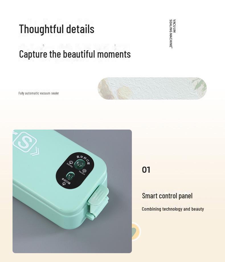 Automatic Vacuum Sealing Machine for Home and Commercial Use