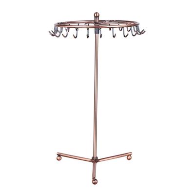Rotating Jewelry Display Rack Iron Sunflower Rotating Jewelry Stand European Metal Jewelry Storage