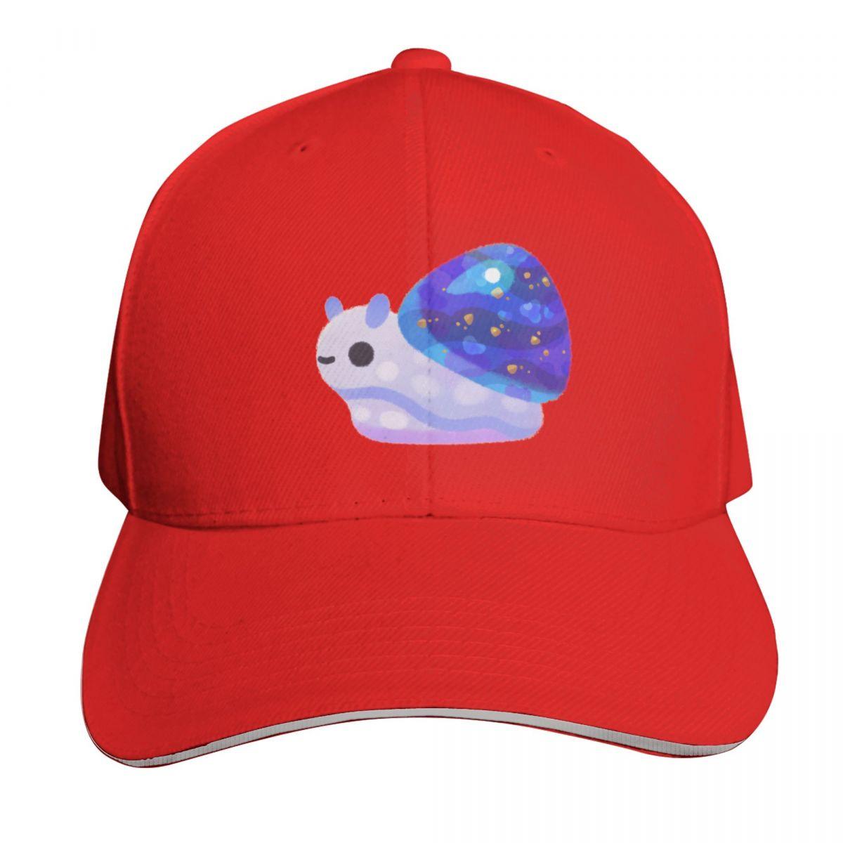 Jewel Snail pastel Baseball Cap Bobble Hat Hip Hop Cosplay Sunscreen Womens Beach Outlet Unisexs