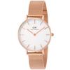Daniel Wellington Classic Petite Melrose Watch DW00100163 Women's Pink Gold