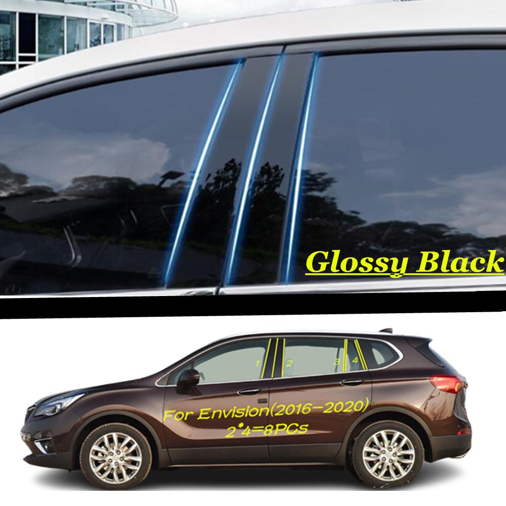 For Buick Envision S PLUS 2014--2024 Car PC Material Pillar Post Cover Door Trim Window Molding Sticker Plate Accessories