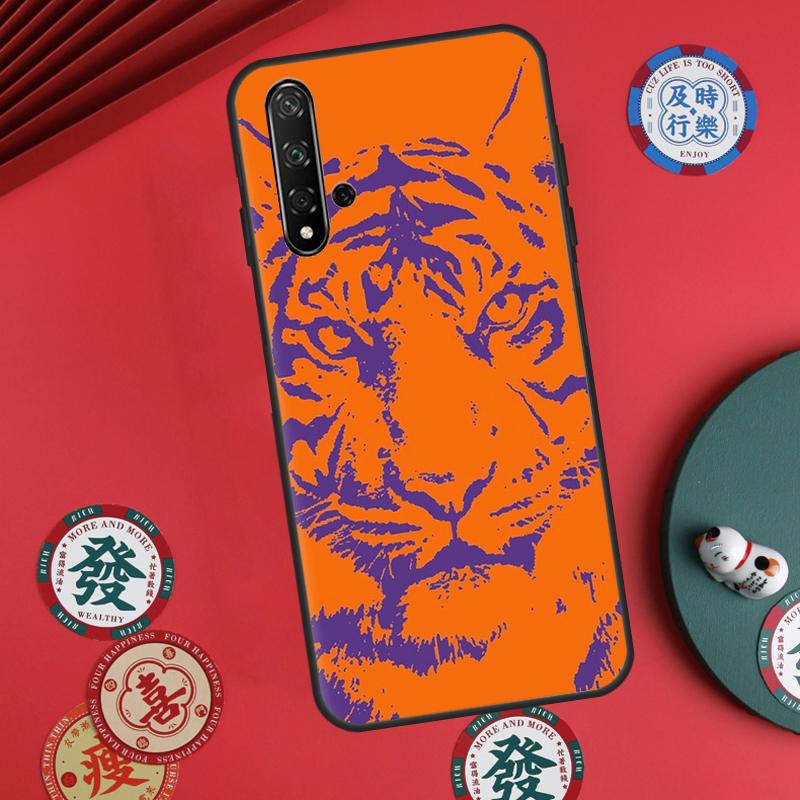 Animal Tiger Art For Huawei Nova Y60 Y70 Y90 Y72 Y73 Y61 Y91 7i 8i 11i 12i 12s 9 10 SE P20 P30 P40 Lite Case
