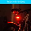 Bike Rear Tail Light Usb Rechargeable Red Led Bright Taillights Fit On Any Bicycle/Helmet Easy To Install For Cycling Safety