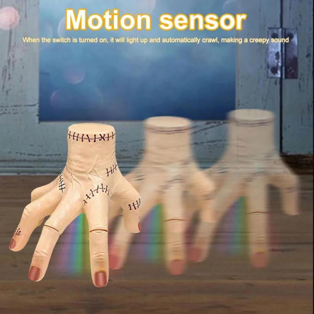 Electric Fake Hand Prop With Sound Light Halloween Party Decor Desktop Ornaments Gift Halloween Gifts Children'S Toys