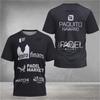 Herren Trend Padel T-Shirt Element Print Muster Ultra-dünn Kurzarm Herrenmode Tennis Atmungsaktiv Boutique Fitness Top
