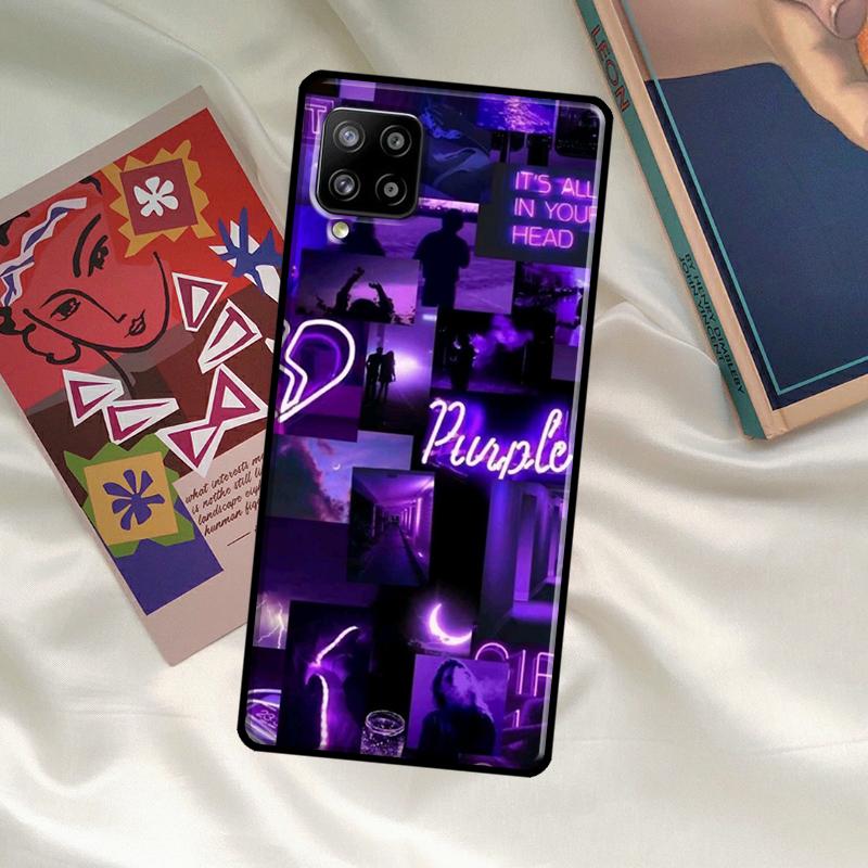 Infinity Auf Lila Hülle Für Samsung Galaxy A56 A36 A06 A13 A53 A32 A12 A22 A52 A35 A26 A16 A55 A15 A54 A34 A14