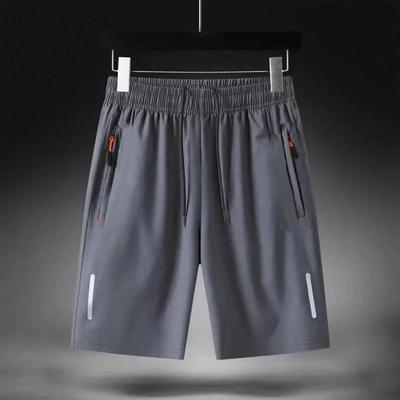 Pantaloncini Sportivi Estivi da Uomo Leggeri Sensazione Fresca Asciugatura Rapida Tasca con Zip Pantaloncini Corti Maschili Comodi Pantaloncini da Corsa Allenamento