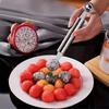 Double Headed Stainless Steel Fruits Spoon Digging Ball Carving Fruits Dual Purpose Spoon Apply To Kitchen Fresh Fruit JXB