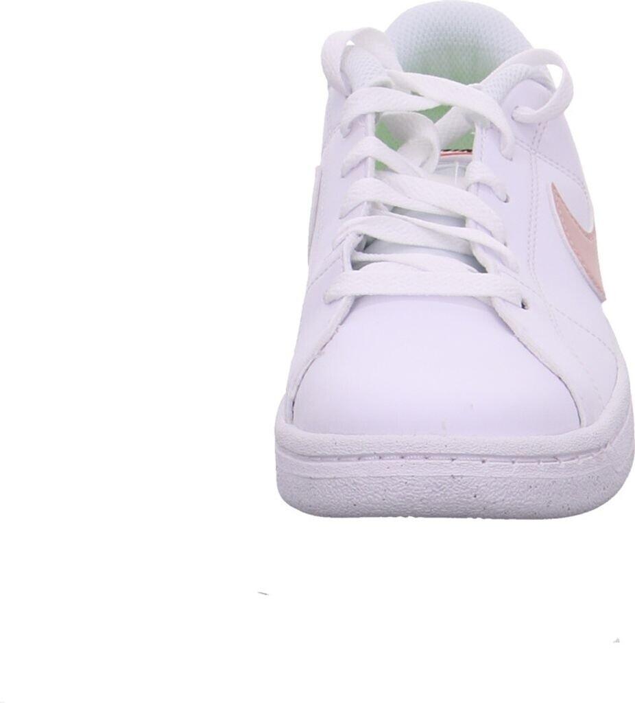 Женские кроссовки Nike Court Royale 2 белый/розовый оксфорд/черный/оранжевый