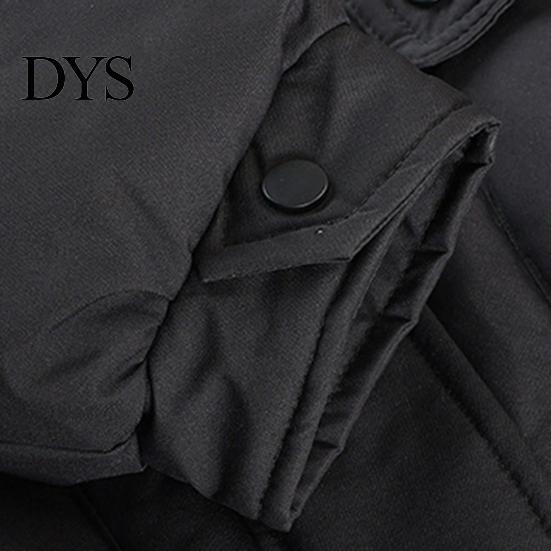 Winter Cotton Coat Down Neck Protection Stand Collar Padded Hooded with Pockets Jacket Zip-up Parka Windproof Heat Retention Daily Cold Weather