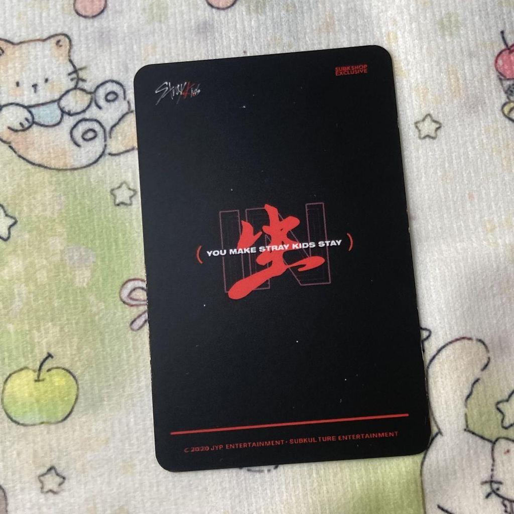 [USED] Bang Chan Stray Kids IN Live Subk Shop Exclusive Stray Kids Trading Card