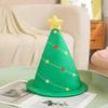 Portable Holiday Christmas Tree Costume Hat with Festival Ornament Comfort Fits for Parties Supplies Home Accessory