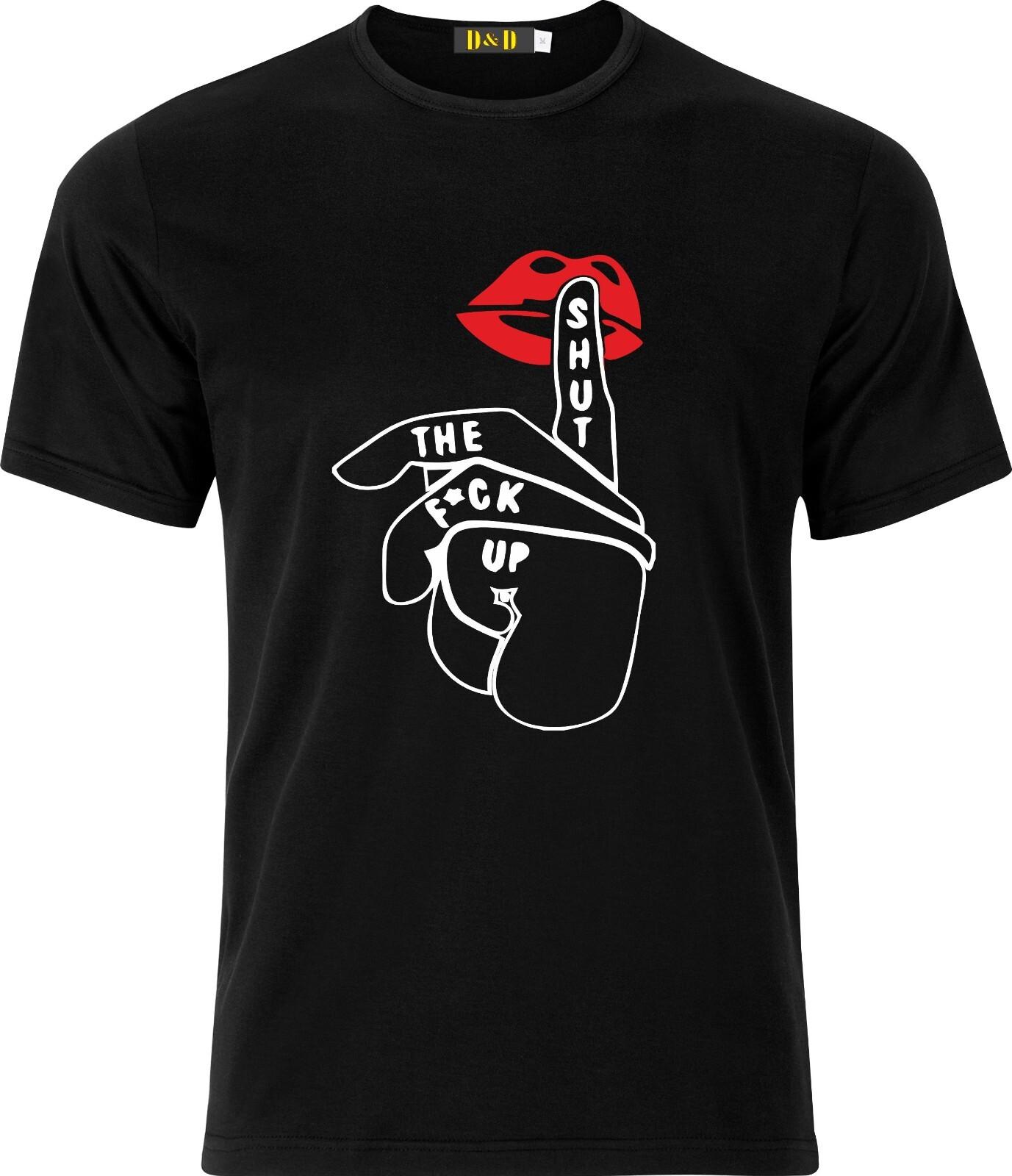 Shut the F*ck Up Funny Adult Xmas T Shirt Mens Womens Tees Top S