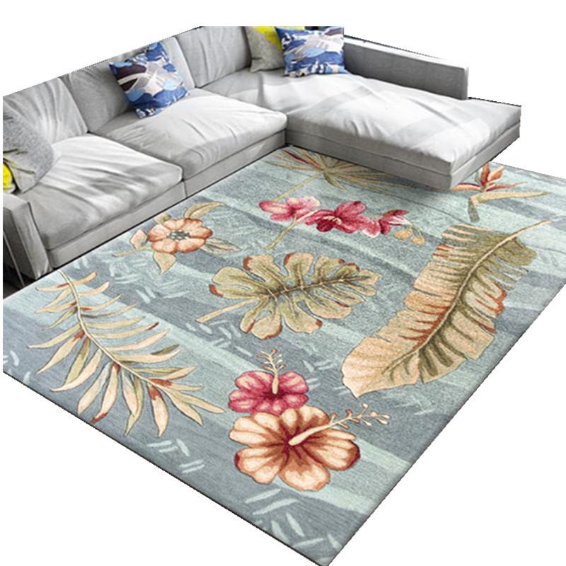 Modern Nordic Rectangular Carpet - Cozy Living Room, Sofa, Coffee Table, or Bedroom Mat