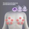 Elektrische Brustmassage zu Hause Unterdruckvibration Wiederaufladbare Brustmassage B-Cup