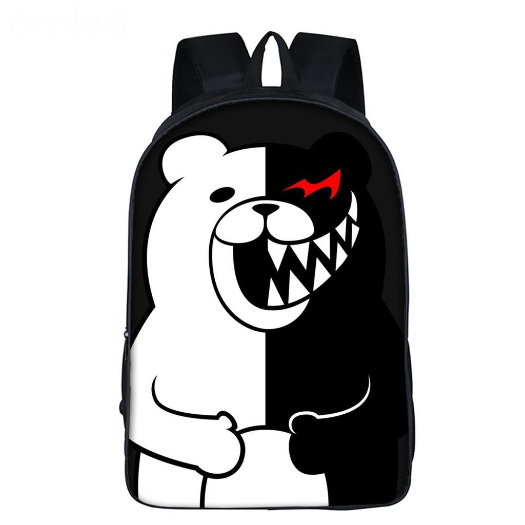 

Stylish Danganronpa Monokuma Backpack With Adjustable Straps For Casual Use 6