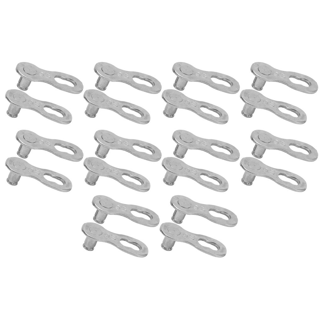 10 Pair 9 Speed Bicycle Chain Link Quick Release Connector Parts Cycling Accessory Silver