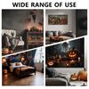 Holiday Projector 360-Degree Rotating Magnetic Ceiling Wall Horror Decoration LED Night Lamp Decor for Outdoor Patio Wall