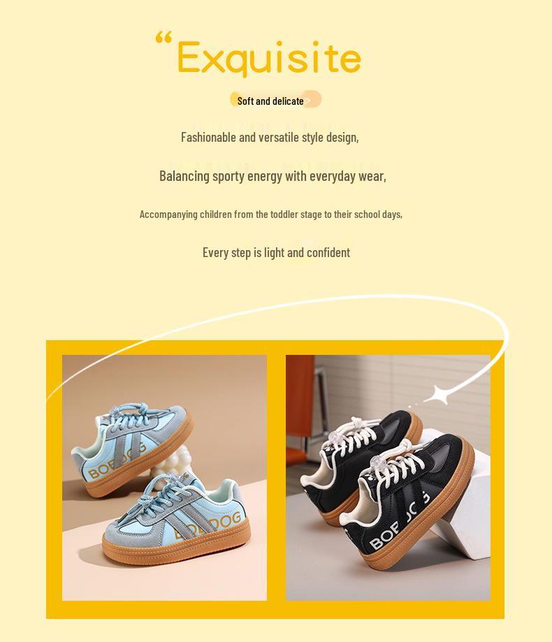 Babudou Kinder Wasserdichte Sneaker - Herbst 2025 Leder Freizeitschuhe für Jungen und Mädchen