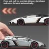 1/24 Scale Lamborghini Poison Veneno Car Alloy Car Diecast Metal Model Sound & Light Toy Computer Desktop Ornaments Children Toy Gift