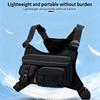 Mehrfaches Fach Kratzfeste Tasche Brusttasche Tragbare Angler-Brusttasche Spritzwassergeschützte Taschen mit Reflektoren