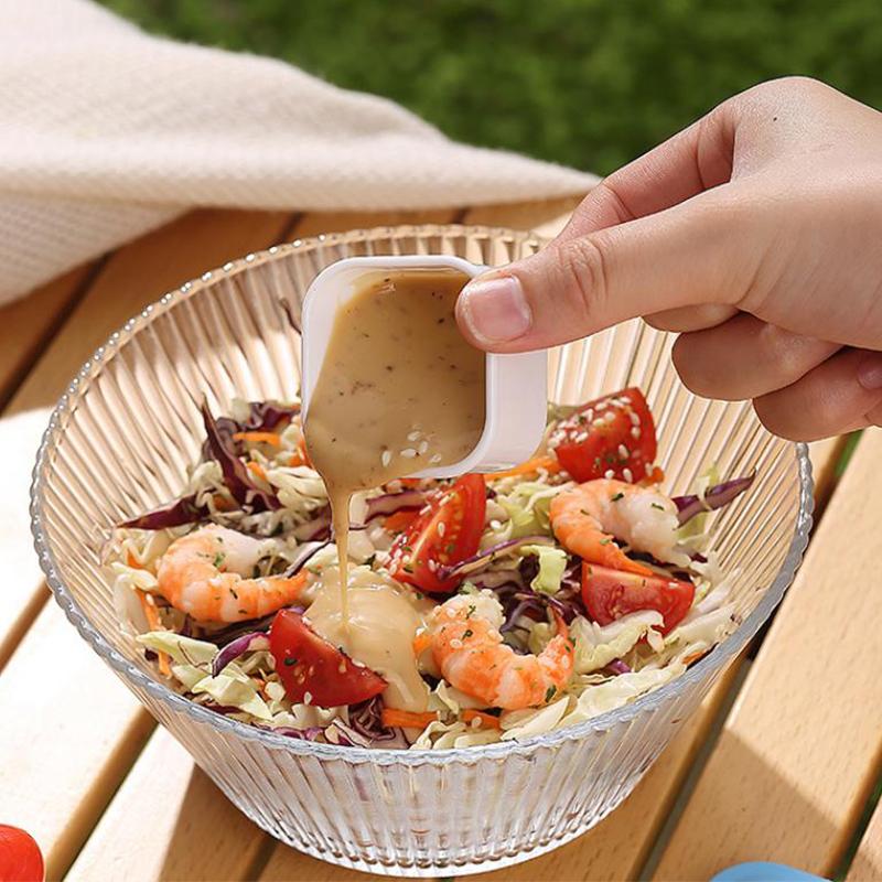 1Pcs Mini Plastic Sauce Bottle Seasoning Box Salad Dressing Containers For Outdoor Barbecue Bento Lunch Box Accessories