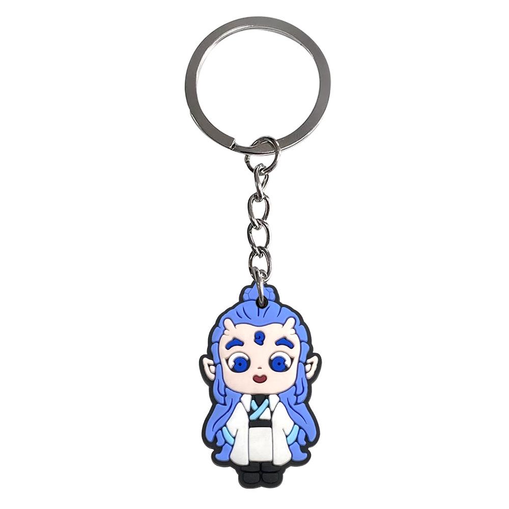Nezha the Devil Child Soft Rubber Keychain Pendant