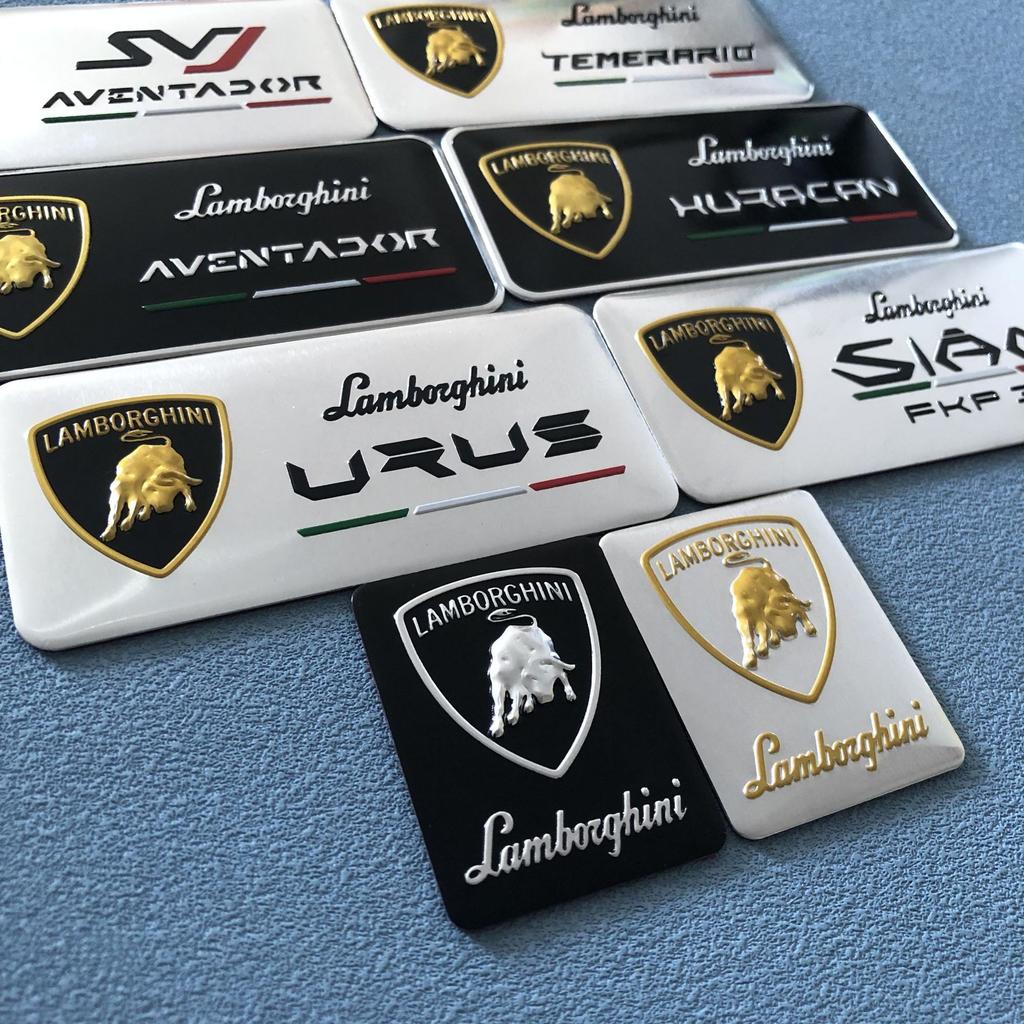 Hliníková nálepka na auto Vzor Ferrari Obtisk Kryt Odznak Potřeby Náhradní Díl Styling auta Obtisk Pro Lamborghini LP570 LP610 Urus