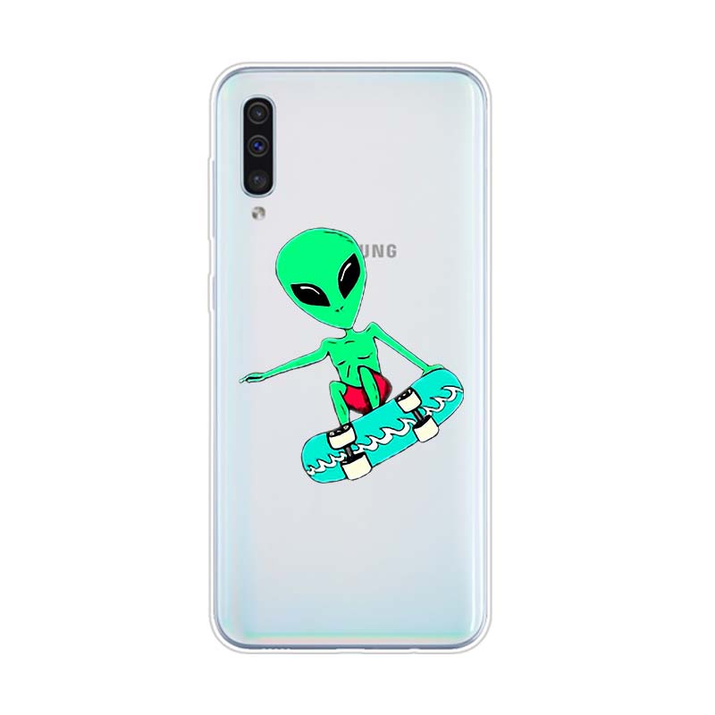 

Чехол для телефона Samsung Galaxy A90 A80 A70 A60 A50 A40 A30 A20S A20E A10 A10E A10S S8 S7 S6 Edge с изображением инопланетянина Samsung S6 Edge